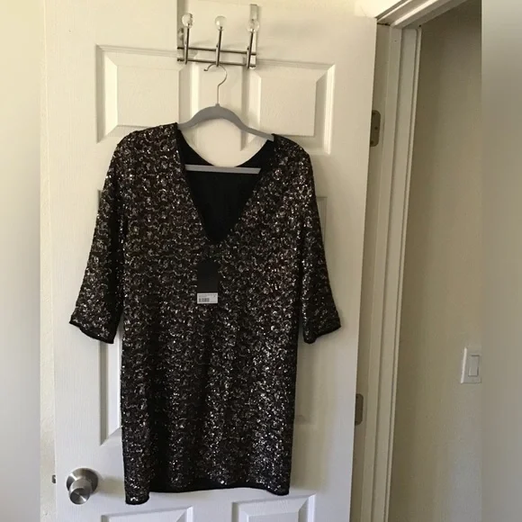 zadig voltaire sequin dress Rui Sequin Dress